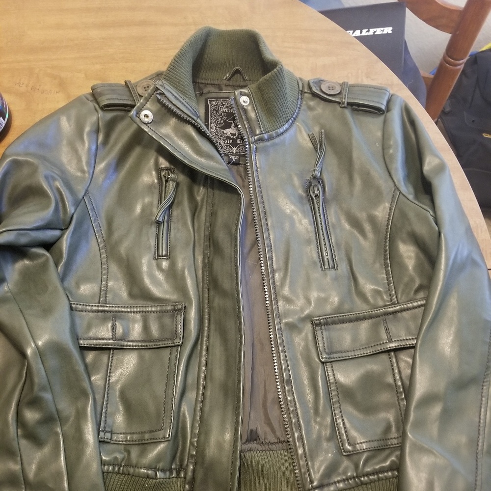 Leather jacket